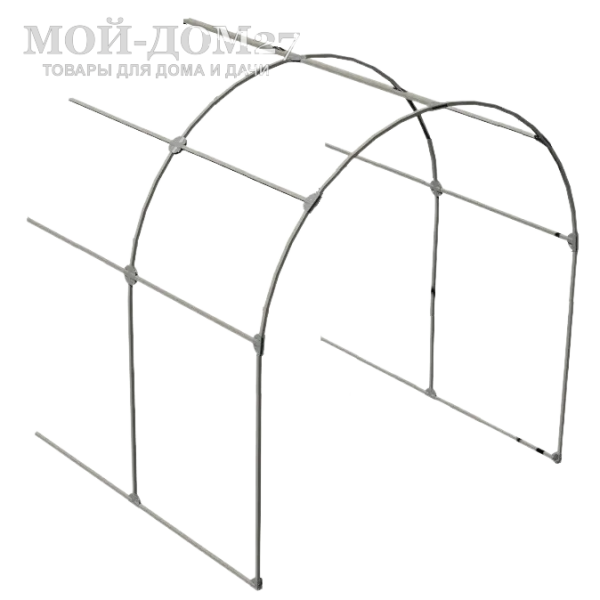 Удлинение каркаса теплицы Трубная Двушка | Мой-Дом27 | Дополнительная секция каркаса для увеличения длины теплицы на 2 метра